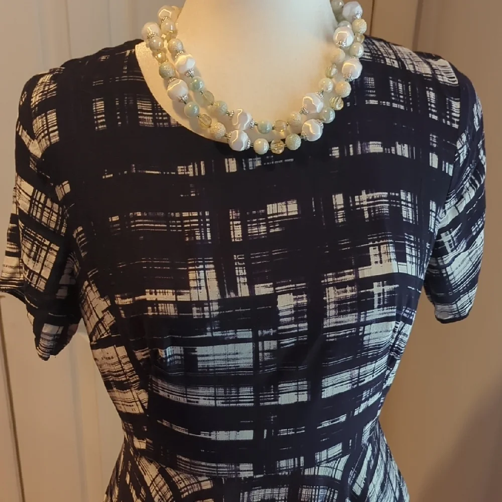 Corey Lynn Calter Black and White Asymmetrical Dress - Picture 5 of 10